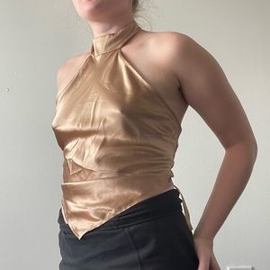 Vintage VS Silk Halter